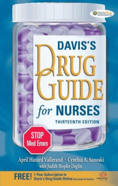Davis’s Drug Guide for Nurses 13th Edition PDF Free Download