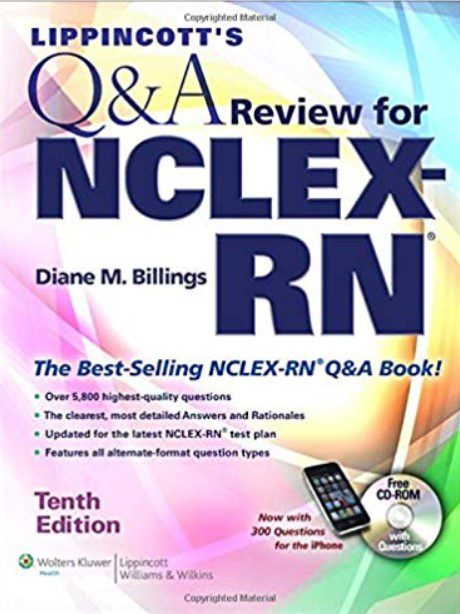 Lippincott’s Q&A Review for NCLEX-RN Tenth Edition PDF Free Download