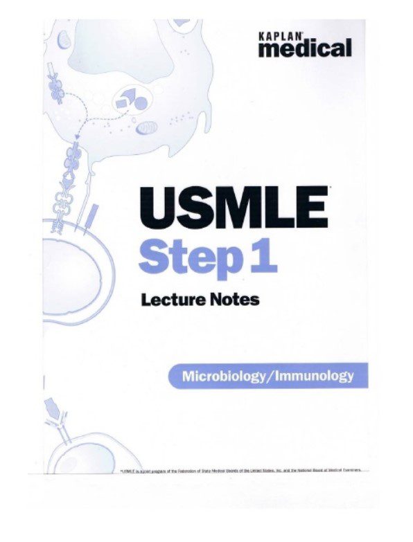 Download USMLE Step 1 Lecture Notes, Microbiology/Immunology PDF Free