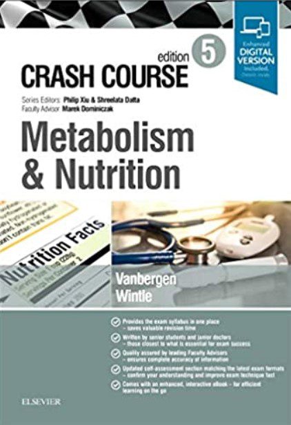 Crash Course: Metabolism and Nutrition 5th Edition PDF Free Download