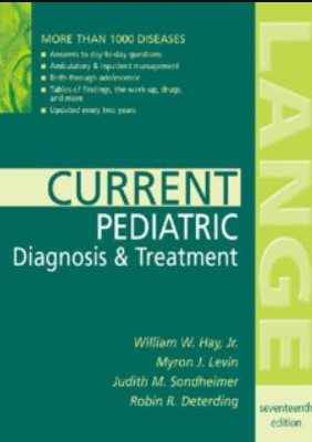 Current Pediatric Diagnosis & Treatment, 17th Edition PDF Free Download