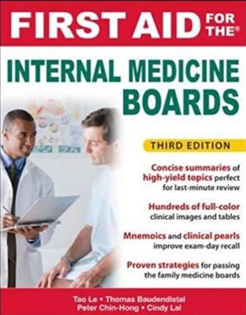 First Aid for the Internal Medicine Boards 3rd Edition PDF Free Download