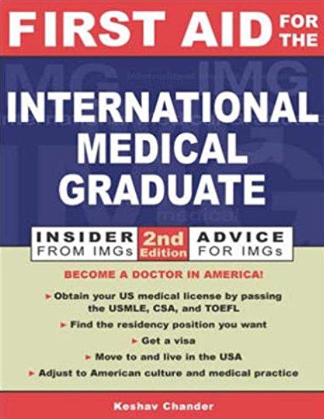First Aid for the International Medical Graduate 2nd Edition PDF Free Download