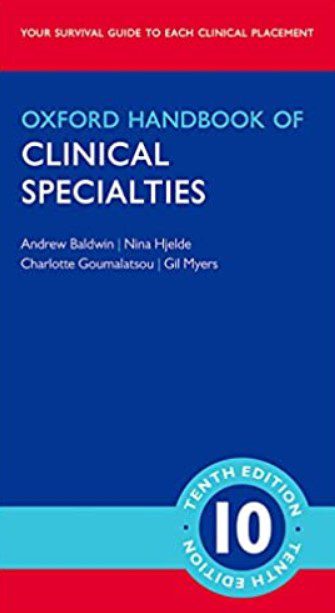 Oxford Handbook of Clinical Specialties 10th Edition PDF Free Download