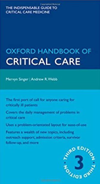 Oxford Handbook of Critical Care 3rd Edition PDF Free Download