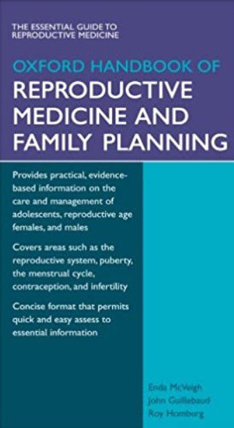 Oxford Handbook of Reproductive Medicine & Family Planning PDF Free Download