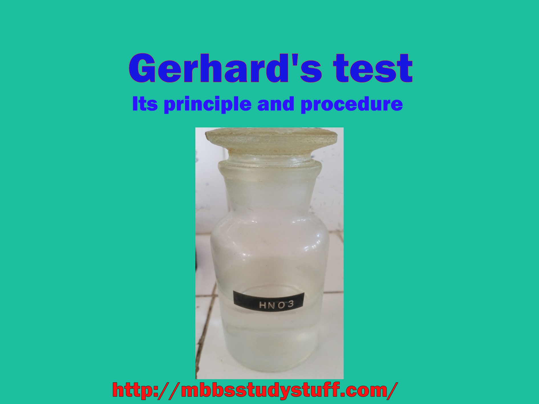 Gerhard’s test for ketone bodies – Its principle and procedure