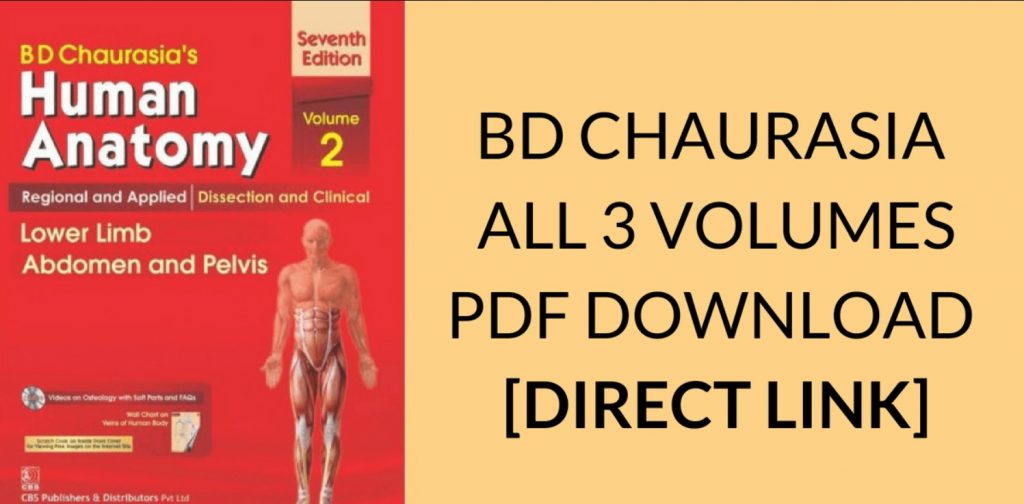 bd chaurasia human anatomy pdf download free