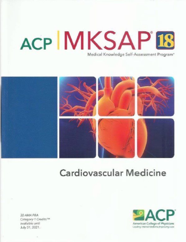 Download MKSAP® 18 Cardiovascular Medicine PDF Free