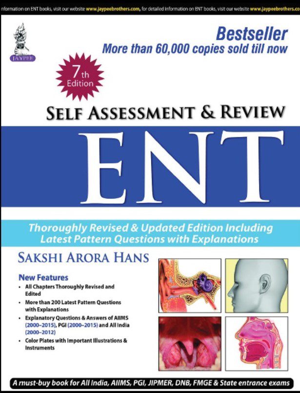 Download Self Assessment and Review ENT 7th Edition PDF Free