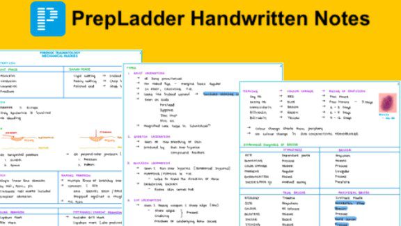 Download Prepladder Handwritten Notes 21 Pdf Free Medical Study Zone