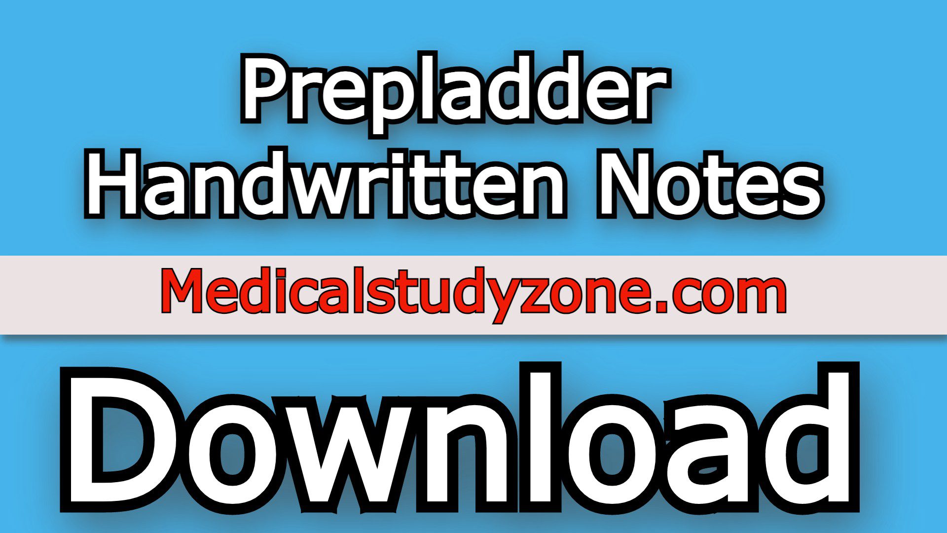 Download Prepladder Handwritten Notes 21 Pdf Free Medical Study Zone