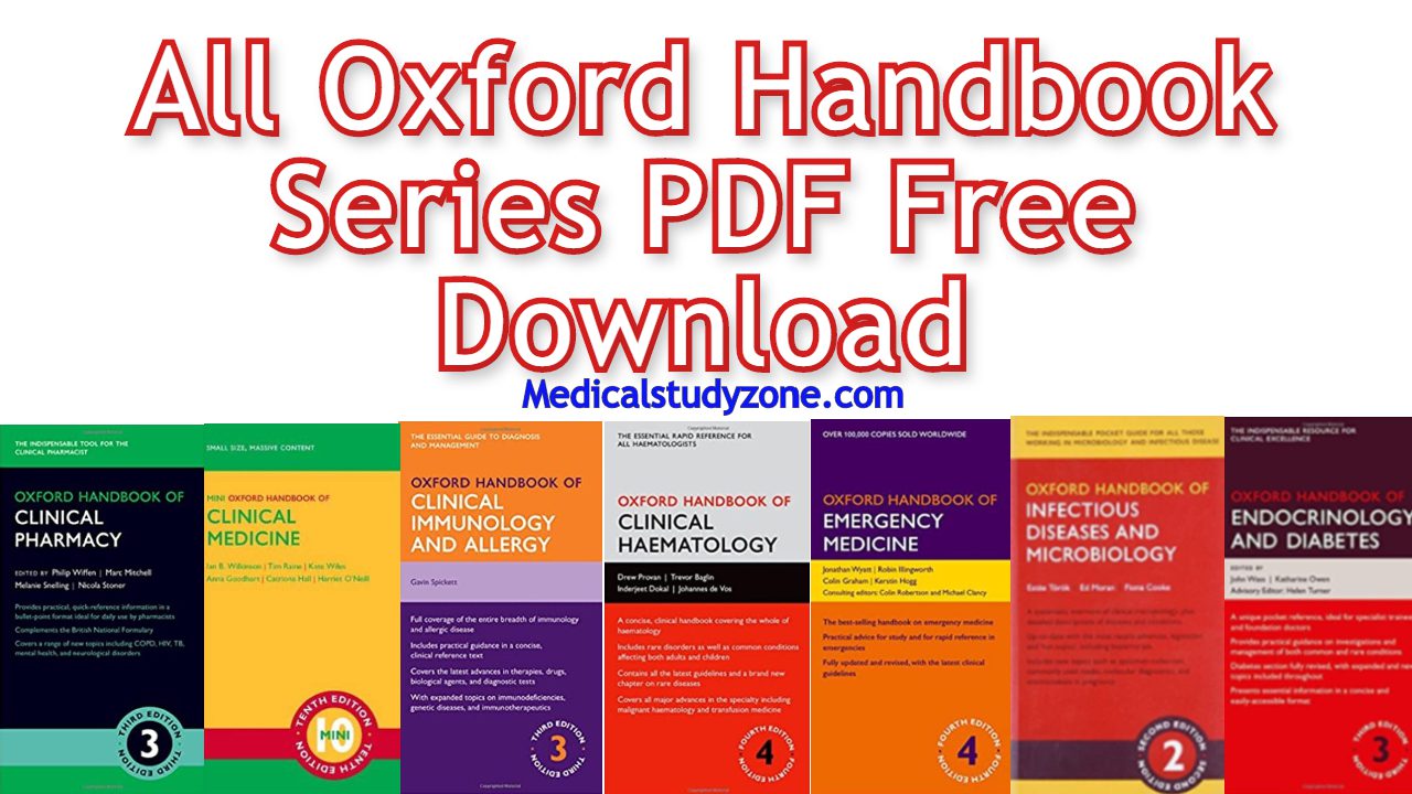 All Oxford Handbook Series 2023 PDF Free Download