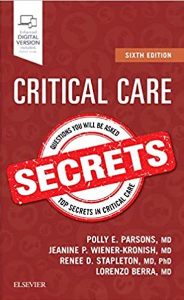 Critical Care Secrets 6th Edition PDF Free Download