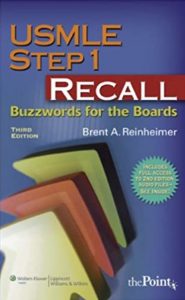 USMLE Step 1 Recall: Buzzwords for the Boards Third Edition PDF Free Download