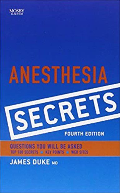 Anesthesia Secrets 4th Edition PDF Free Download