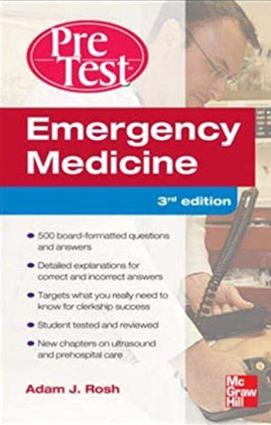 Emergency Medicine PreTest Self-Assessment and Review 3rd Edition PDF Free Download