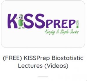 KISSPrep Biostatistic Videos Lectures 2020 Free Download