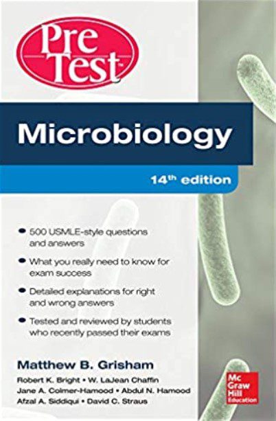 Microbiology PreTest Self-Assessment and Review 14th Edition PDF Free Download