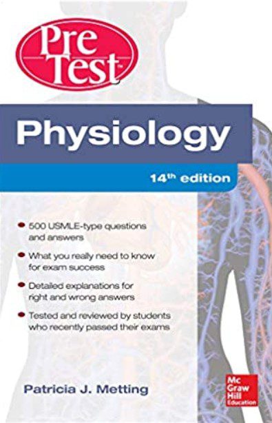 Physiology PreTest Self-Assessment and Review 14th Edition PDF Free Download