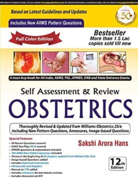 Self Assessment & Review Obstetrics 12th Edition PDF Free Download
