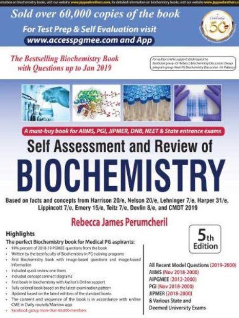 Self Assessment and Review of Biochemistry 5th Edition PDF Free Download
