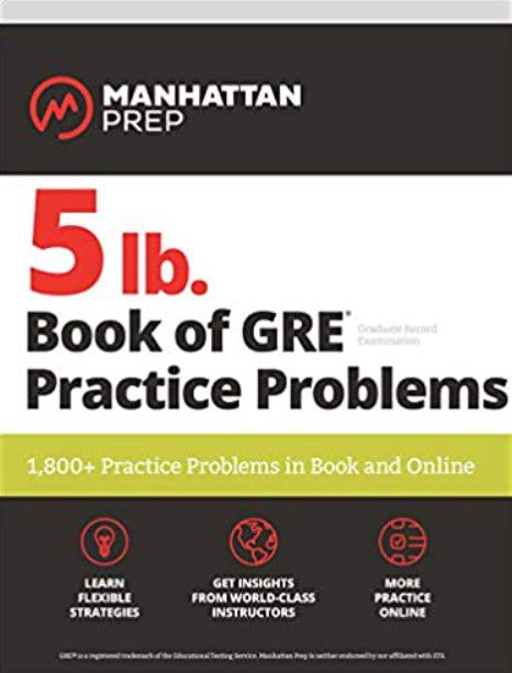 5 lb. Book of GRE Practice Problems Manhattan Prep PDF Free Download