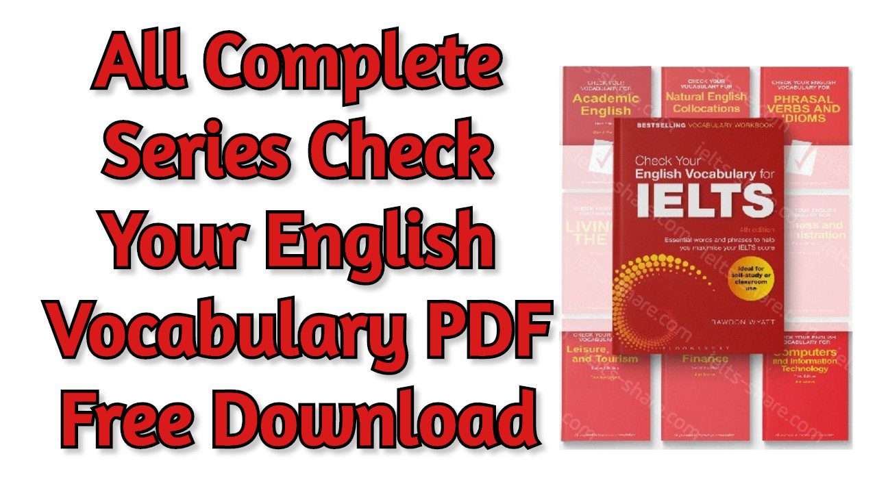 All Complete Series Check Your English Vocabulary PDF 2021 Free Download