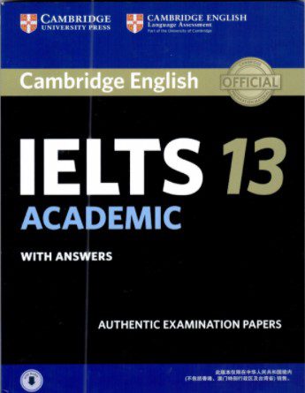 Cambridge IELTS 13 Academic PDF + Audio Free Download