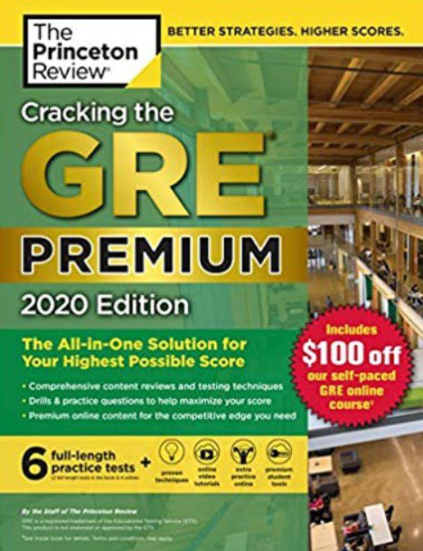 Cracking The GRE Premium 2020 PDF Free Download