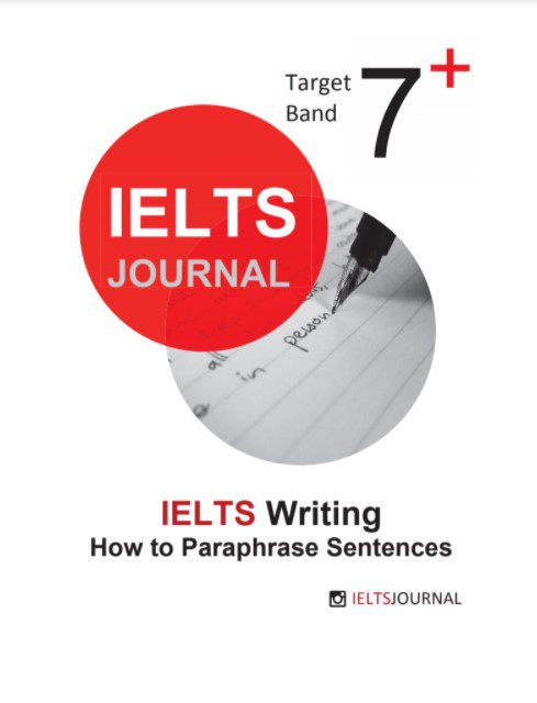 IELTS Writing How To Paraphrase Sentences PDF Free Download