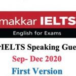 Makkar IELTS Speaking Guesswork Sep- Dec 2020 PDF Free Download