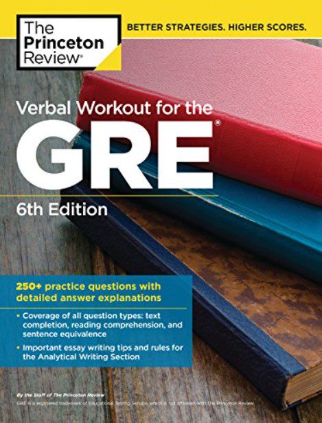 Verbal Workout For The GRE 6th Edition PDF Free Download