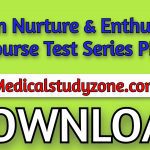 Allen Nurture & Enthusiast Course Test Series PDF Free Download