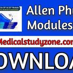 Allen Physics Modules PDF 2021 Free Download