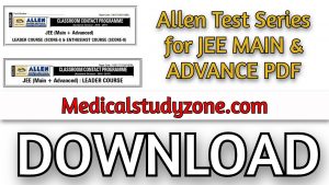 Allen Test Series for JEE MAIN & ADVANCE PDF Free Download