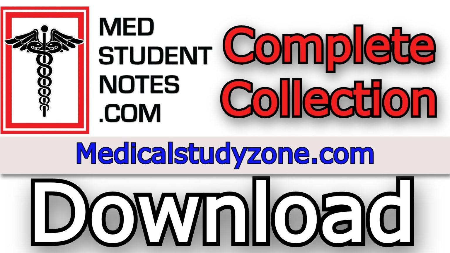 Download All Medstudentnotes High Yield Study Notes PDF 2024 Complete