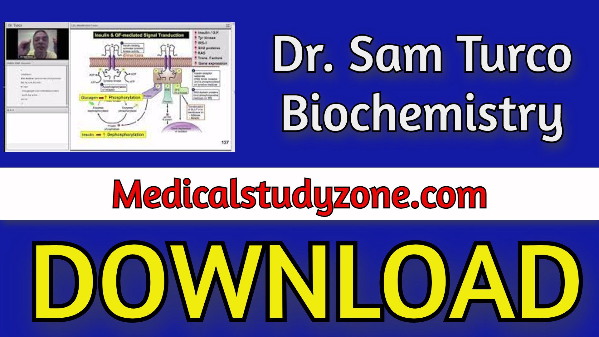 Download Dr. Sam Turco Biochemistry 2023 USMLE Step 1 Classroom Anywhere Free