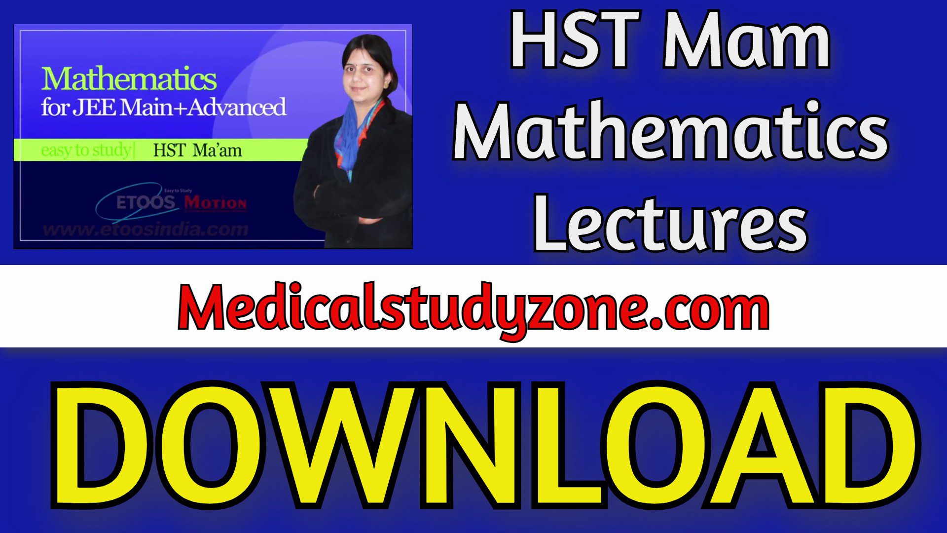 Download Etoos India HST Mam Mathematics Lectures 2021 Free