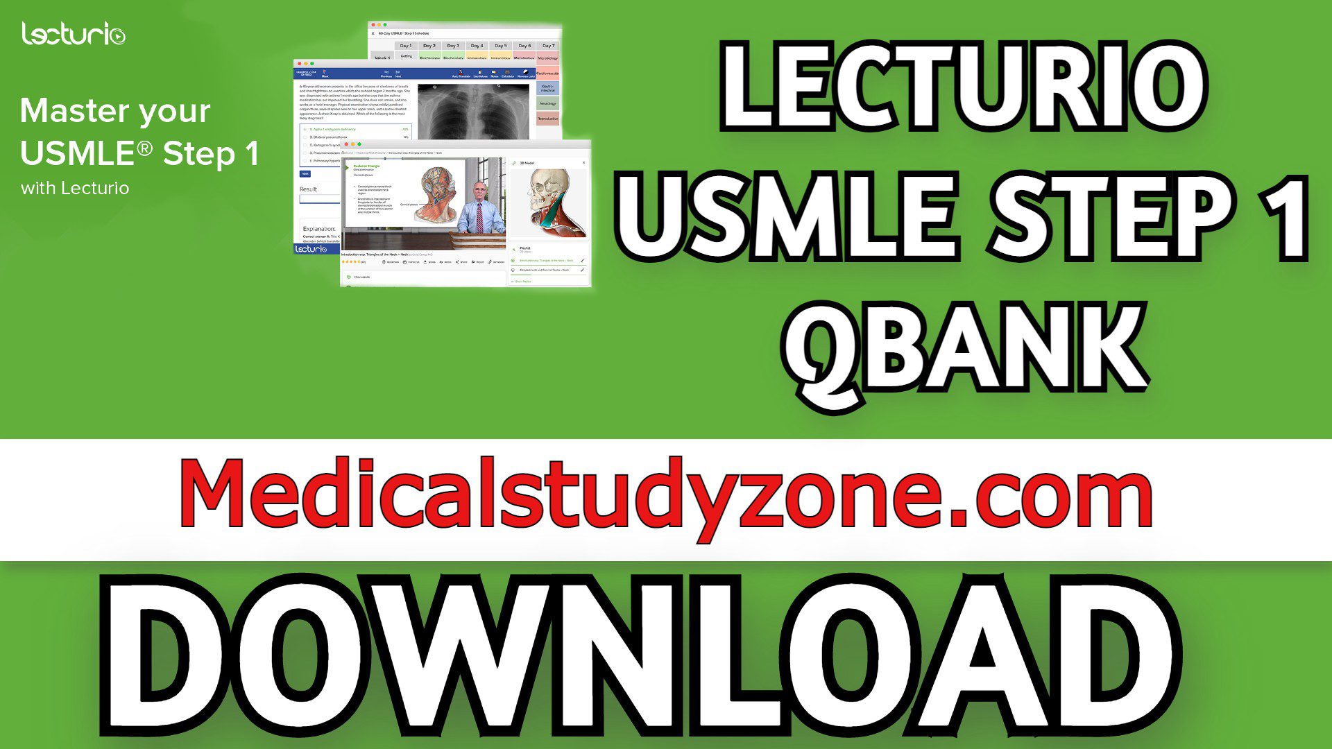 LECTURIO USMLE Step 1 Qbank 2022 (Premium) Free Download