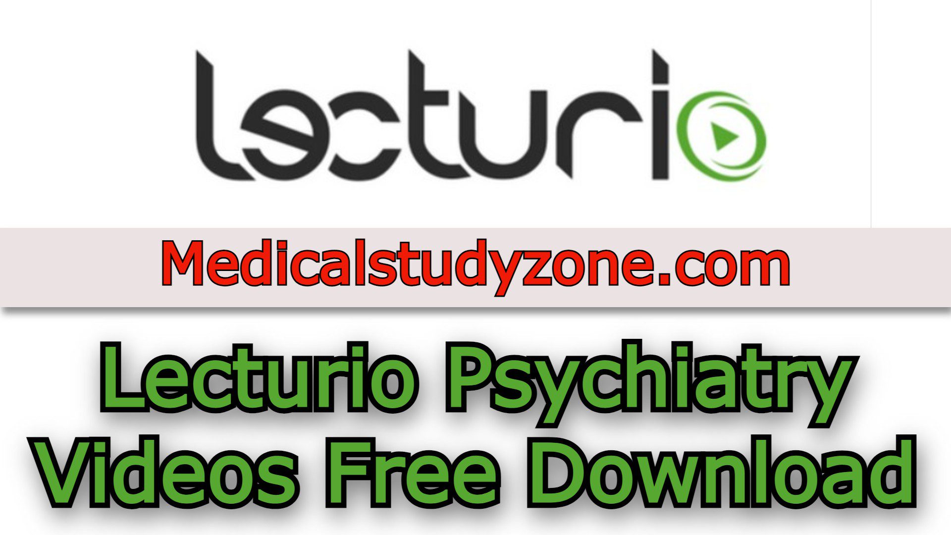 Lecturio Psychiatry Videos 2023 Free Download