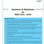 NEET 2020 Question Paper With Solution PDF Free Download