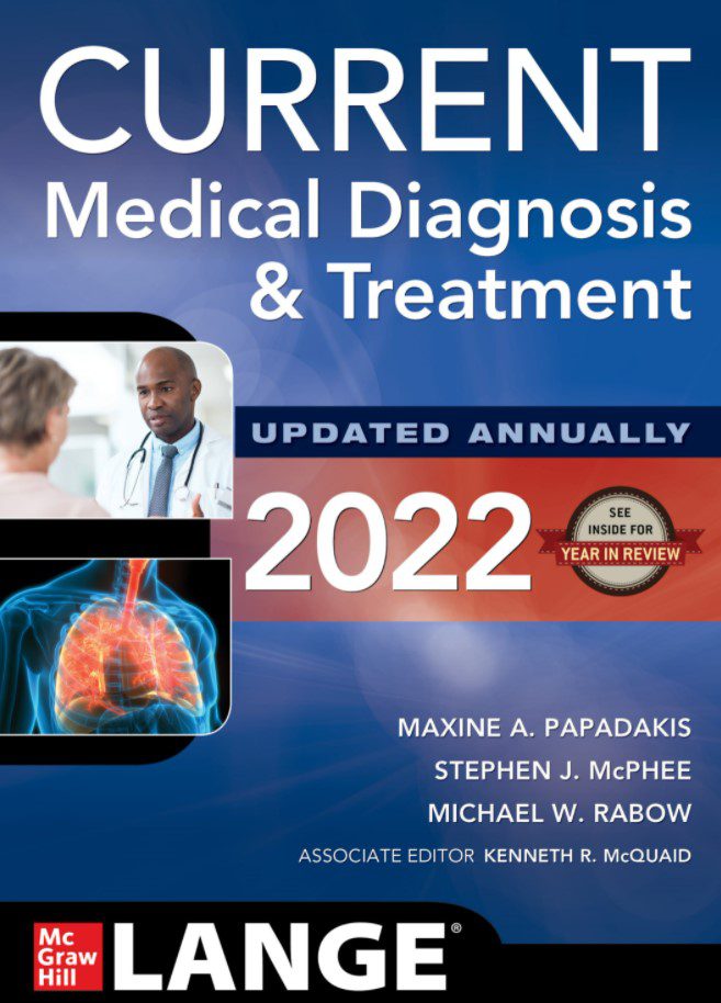 CURRENT Medical Diagnosis and Treatment 2022 PDF Free Download