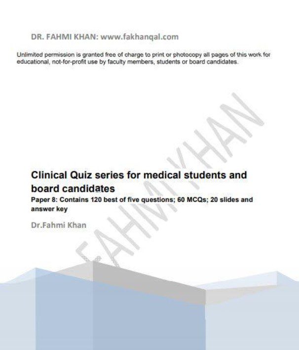 Clinical Quiz Series For Medical Students And Board Candidates 2021 PDF Free Download