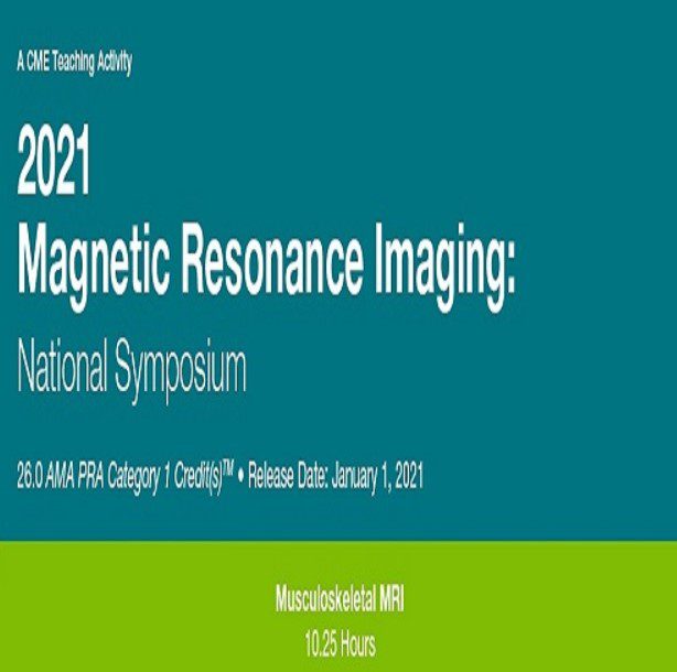 Download 2021 Magnetic Resonance Imaging: Musculoskeletal MRI Videos and PDF Free