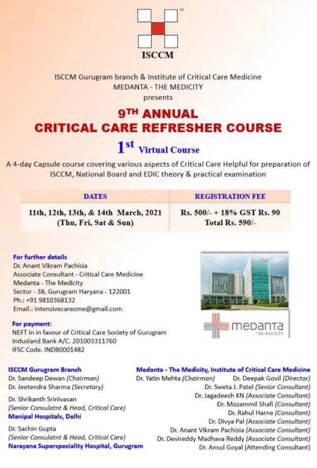 Download 9th Annual Critical Care Refresher Course 2021 Videos and PDF Free
