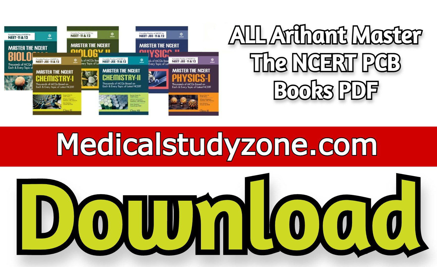 ALL Arihant Master The NCERT PCB Books PDF Free Download