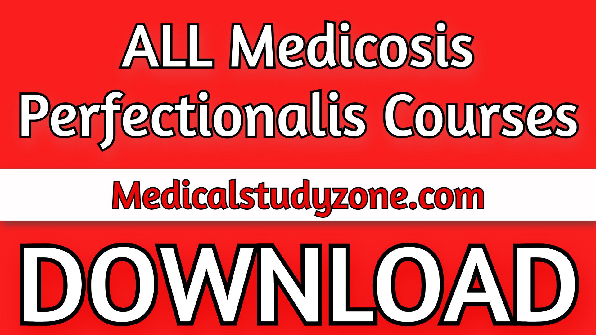 ALL Medicosis Perfectionalis Courses 2022 Free Download