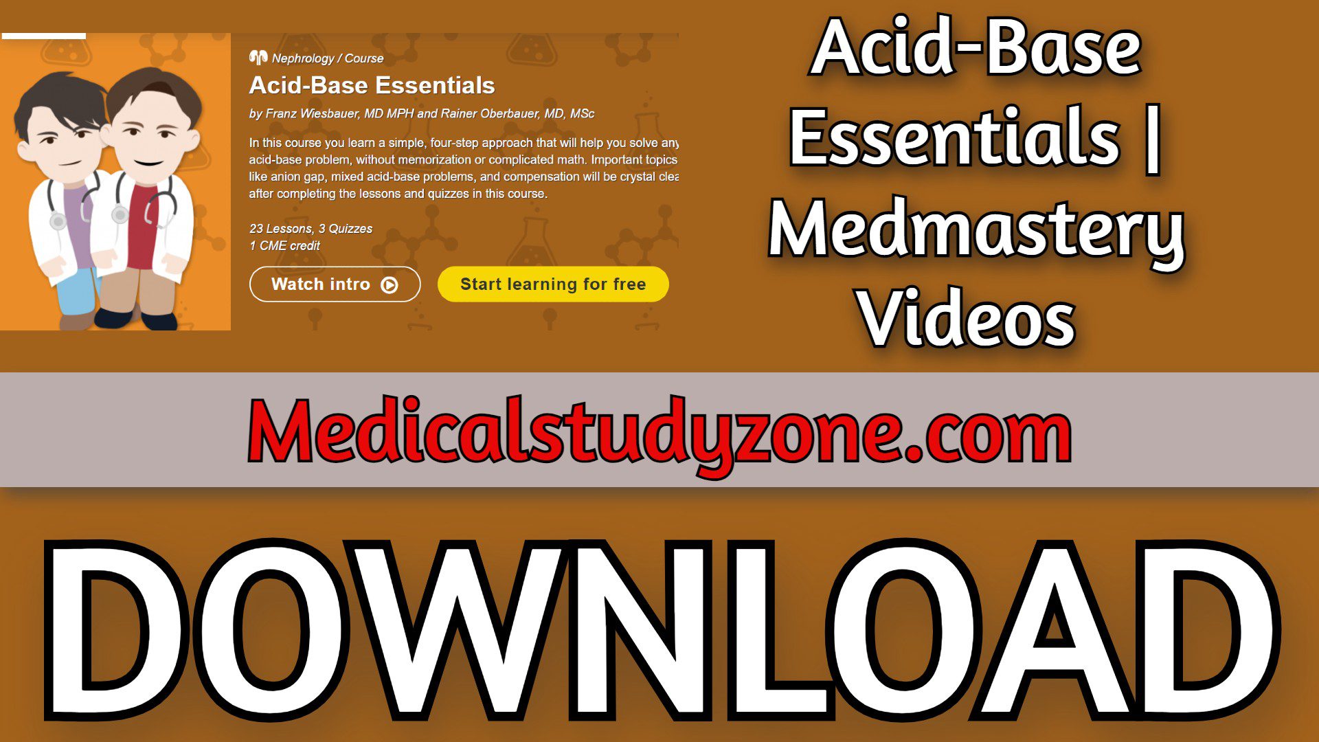 Acid-Base Essentials | Medmastery 2021 Videos Free Download