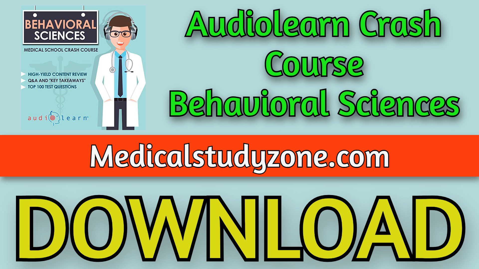 Audiolearn Crash Course Behavioral Sciences 2023 Free Download